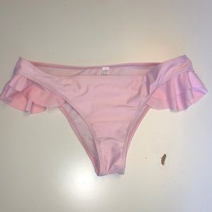 Zaful Pink Ruffle Bottoms